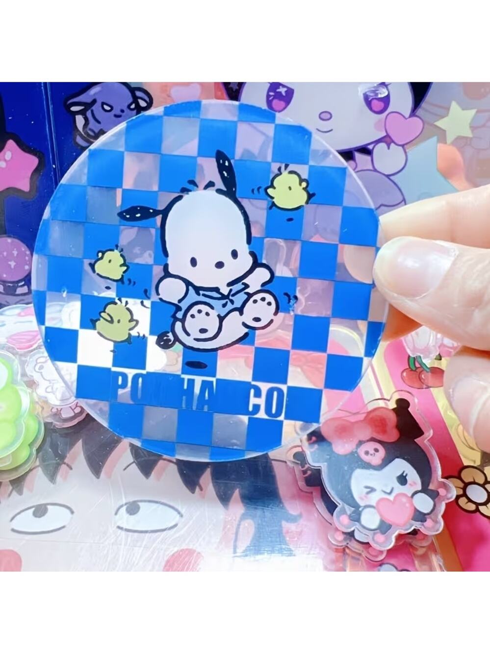 #6858 Pochacco Acrylic Drink Coaster